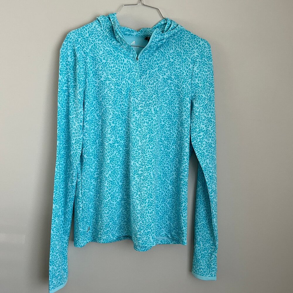 ANTINGUA Apparel NWT Women’s Golf 1/4 zip L/S Hooded Golf Shirt